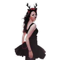 Dark Deer Headband And Tail Kit Accessory Halloween Costume Way To Celebrate 