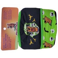  2 Pack Face Mask Hidden Nose Clip Scooby-doo Halloween For Kids Washable