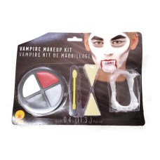 Rubie's Vampire Makeup Kit With Teeth Halloween Accessory For Children Of 8+yrs
