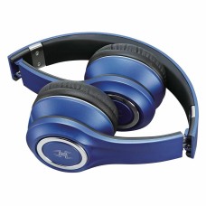 Blackweb Headphones With Wired In-line Mic Superior Sound And Comfortable Blue