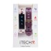 Itech Sport Activity Tracker With Interchangeable Strap, White Floral/merlot