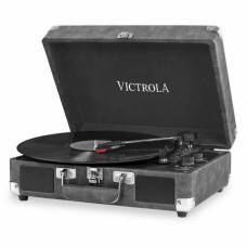 Vintage 3-speed Bluetooth Portable Suitcase Record Player With Built-in Speakers