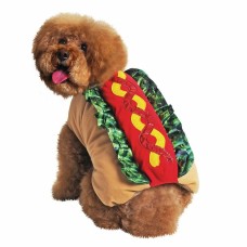 Hot Dog Dress Up Funny Pet Costume Halloween Party Outfit Clothes Sausage Medium