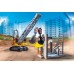Playmobil 70442 Construction Cable Excavator With Building Section	