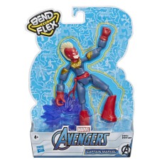 Captain Marvel Marvel Avengers Action Figure Bend & Flex Hasbro Marvel