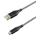 Lot Of 2 Blackweb 1.8m/6ft Micro-usb Charge & Sync Cable Black 