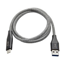 Blackweb 0.9m/3ft Superspeed Usb-a To Usb-c 3.1 Charge & Sync Cable