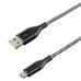 Blackweb 3 Meter Micro-usb Charge & Sync Braided Cable (black) 