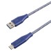 Blackweb 0.9m/3ft Superspeed Usb-a To Usb-c 3.1 Charge & Sync Cable Blue