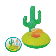 Play Day Cactus Inflatable Floating Beverage Holder Drink Holder Pool 