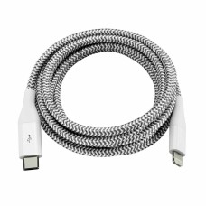 Blackweb 6 Feet For Iphone To Usb-c Connector Charge & Sync Cable White 6ft