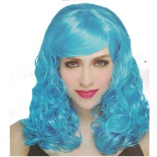 Cotton Sweety Wig Adult One Size - Blue - Costume Wig Way To Celebrate 
