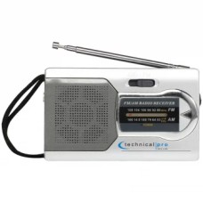 Technical Pro Am Fm Radio Portable Speaker, Battery-powered Handheld Radio