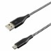 10 Ft (3 Meters) Micro-usb Charge & Sync Braided Cable Blackweb 