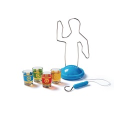  Novelty Buzz Wire Adult Party Drinking Game - Includes 4 Shotglasses