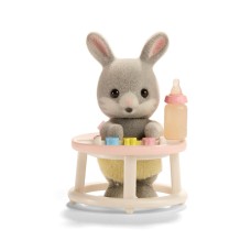 Calico Critters Baby Bunny Rabbit In Walker In Clear Case