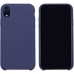 Blackweb Soft Touch Silicone Case For Iphone Xr, Blue