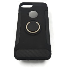 Blackweb Selfie Ring/standing Phone Case For Iphone 6/6s/7/8 -  Black