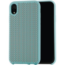 Blackweb Soft-touch Silicone Phone Case For Apple Iphone Xr - Teal/orange