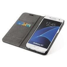 Blackweb  2-in-1 Magnetic Wallet Case For Galaxy S7 - Black