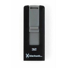 Blackweb High Speed Usb 3.0 B253 Slide 32gb Flash Drive -  Black 
