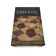 Checkers From Spin Masters Traditional Strategy Board Game -damaged Box