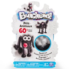 Bunchems Pets Animaux  60 Plus Pieces Set Tactile Craft Activity Opened