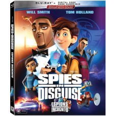 Spies In Disguise (blu-ray + Dvd, 2020) With Slipcover Will Smith Tom Holland