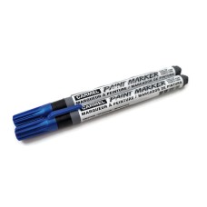 Lot Of 2 Carmel Paint Marker Fine Tip Multi-surface Pen Permanent Oil-based Blue