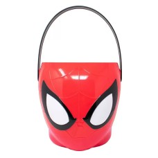 Spider-man Character Plastic Pail Halloween Trick Or Treat Containers