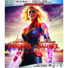 Marvel's Captain Marvel Blu-ray 2019 Brand  With Slipcover Canadian Release