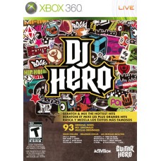 Dj Hero Xbox 360 Software Only With Game Case (no Manual And Accessories)