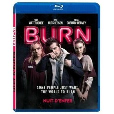 Burn (blu-ray) No Slipcover Josh Hutcherson, Suki Waterhouse,