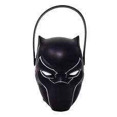 Trick Or Treat Bucket Black Panther Marvel Halloween Candy Plastic Pail Popcorn