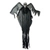 Halloween 7 Feet Hanging Ghost With Light-up Eyes Black And Grey