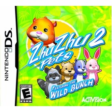 Zhu Zhu Pets 2: Featuring The Wild Bunch ( Games Only) No Cover Or Manual