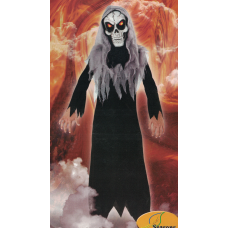 Light Up Reaper Halloween Costume Boy Kids Large L (10-12)