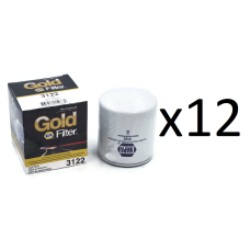 Box Of 12 3122 Napa Gold Fuel Filter Fits: Bf593,86122,p550928,ff5021,lfp928f