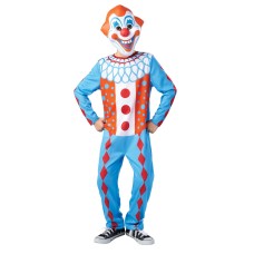 Vintage Vibes Clown Halloween Costume Dress Jumpsuit Child Medium (8-10)