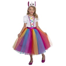 Girls' Dashing Unicorn Halloween Costume Child Large (10-12)