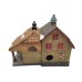 Holiday Time Village Collectables Woolen Mill Lighted Porcelain House 