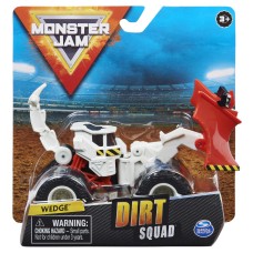 Monster Jam Dirt Squad Wedge White Spin Master 1:64 Scale Die-cast Vehicle Die