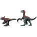 2022 Mattel Jurassic World Dominion Minis Therizinosaurus + Pyroraptor Figure