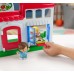 Fisher Price Little People We Deliver Pizza Place Restaurant Motorbike Toppings