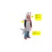 Rasta Imposta Sand Shark Halloween Costume, Unisex Child Size 7-10