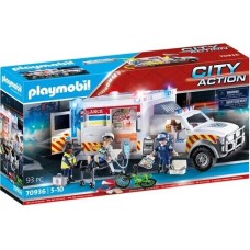 Playmobil 70937 City Action Rescue Ambulance With Lights And Sound Mib/newopens 