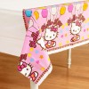 Amscan Hello Kitty Balloon Dreams Plastic Table Cover, 54 By 96-inch