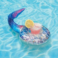 12.5 Wide Play Day Mermaid Glitter Floating Cup Holder