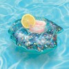 10 In Wide Play Day Seashell Glitter Floating Cup Holder