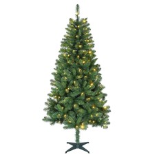 Holiday Time Paxton 6.5' Pre-lit Led ( Colors Changing Lights) Christmas Tree